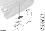 51247383283 - Bodywork: Trunk Lid Lock for BMW Image