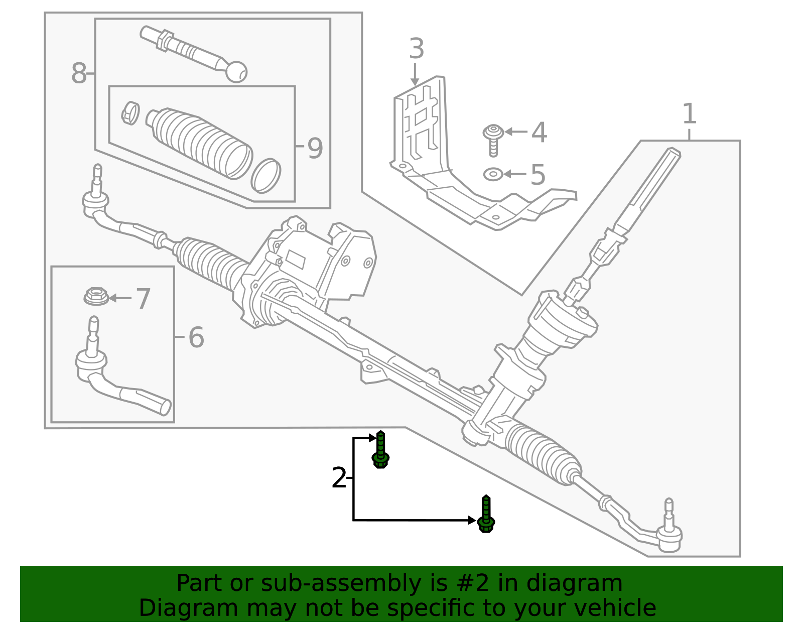 30670580 - High-Quality Rack and Pinion Bolt for 2016-2026 Volvo ...