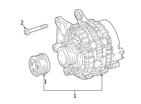 Alternator for 2018 Mercedes-Benz E63 AMG S #1