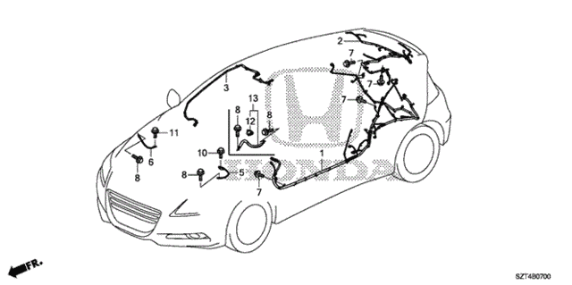 Wire Harness (1) for 2012 Honda CR-Z #0