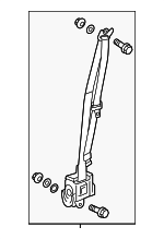 4818TZ5A00ZJ - Electrical: Belt &amp; Retractor for Acura Image