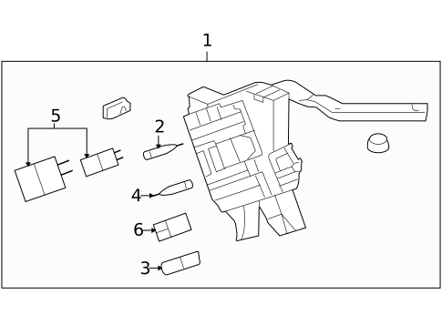 Electrical Components for 2006 Buick Terraza #1