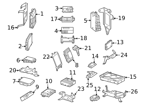 Electrical Components for 2019 Mercedes-Benz AMG GT 63 #7