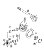 68546080AA - : Differential Bearing Seal for Dodge: Sprinter 2500, Sprinter 3500 Image
