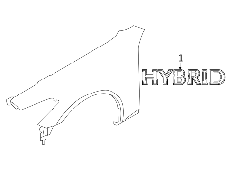 Exterior Trim - Fender for 2014 INFINITI Q70 #0