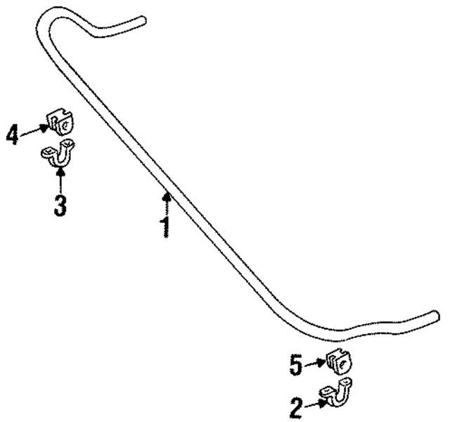 15692903 - Suspension: Stabilizer Bar for GM Image
