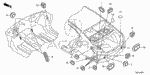 90615S5A003 - Interior/Bumper: PLUG, HOLE (27X56) for Acura Image