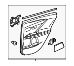676400T100C1 - : 2015 Toyota Venza - Door Trim Panel for Toyota: Venza Image