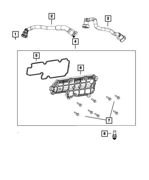 Crankcase Ventilation for 2025 Jeep Wrangler #0