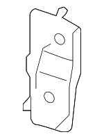 38101T2AA00 - Electrical: High Note Horn Bracket for Honda: Accord Image
