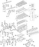 LR166529 - : Short Block for Land Rover: Range Rover, Range Rover Sport, Range Rover Velar Image