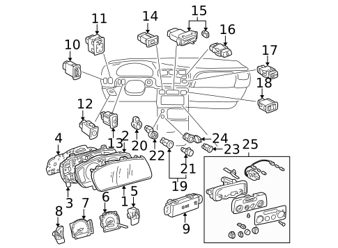 Sliding Door for 2003 Toyota Sienna #1