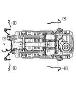 4764676AA - Electrical: Anti-lock Brakes Sensor, Right Front for Mopar Image