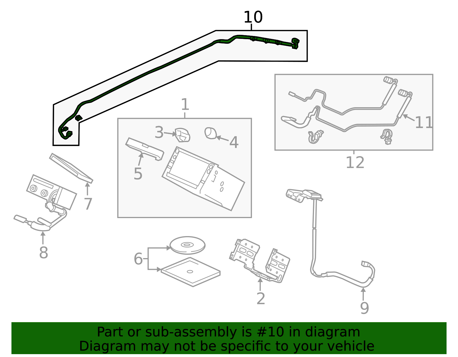 2012-2014 Honda Insight Feed Line 32156-TM8-A30 | Honda Factory Parts