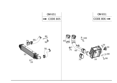 Charge Air Cooling for 2018 Mercedes-Benz SLC300 #0