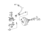 4302208 - Brakes: Brake Booster for Mercedes-Benz: 560SEL Image