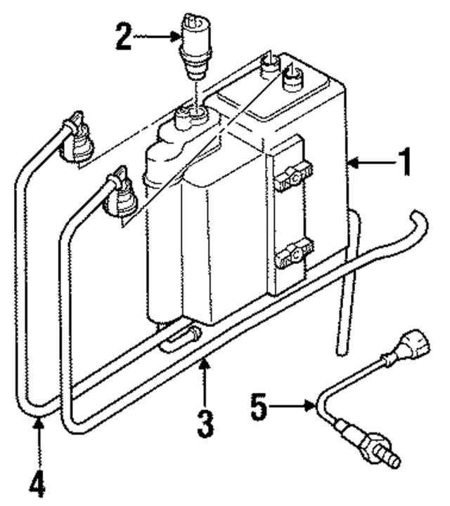 16131184235 - Emission System: Shut-Off Valve for BMW Image