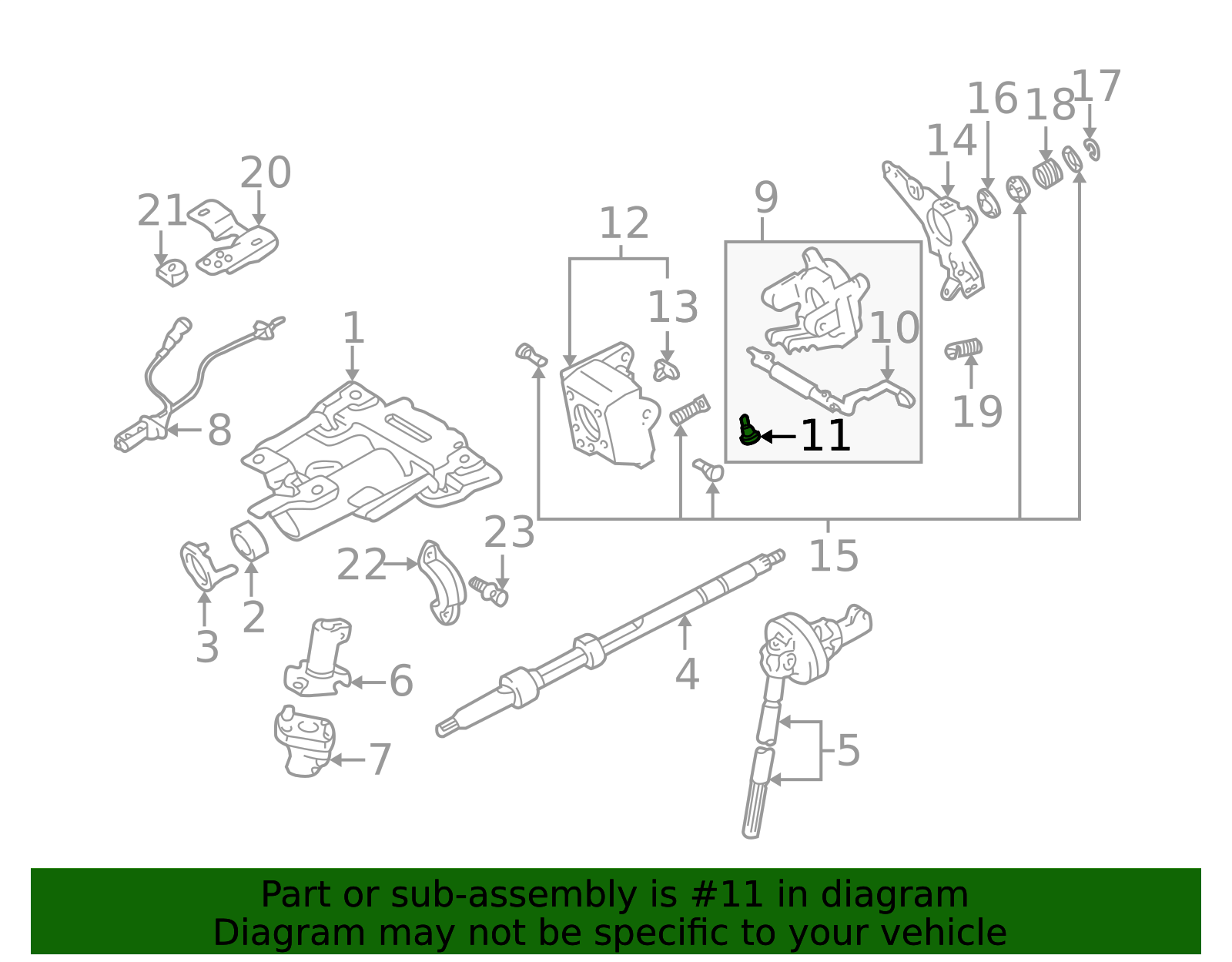 45831-07010 - Steering Column Tilt Adjuster Bolt Bam Wholesale Parts