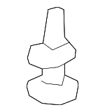 11589290 - Cooling System: Lower Baffle Retainer for GM Image