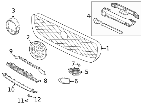 Grille & Components for 2023 Jaguar XF #0