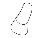 J9C7243 - Body: Lower Molding Screw for Jaguar Image