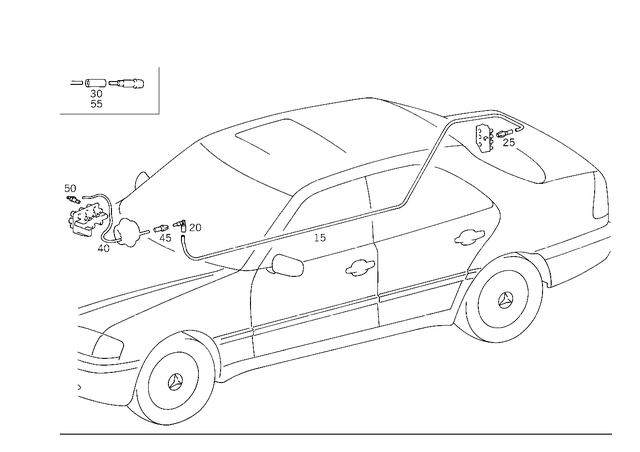 2028000278 - Vacuum System: Switchover Valve for Mercedes-Benz: C220, C230, C280, C43 AMG Image image