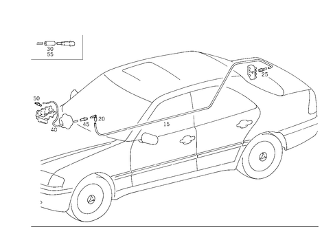 Air Conditioner Vacuum Parts for 1997 Mercedes-Benz C230 #0