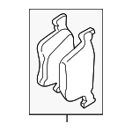 34106898192 - Brakes: Brake Pads for BMW Image