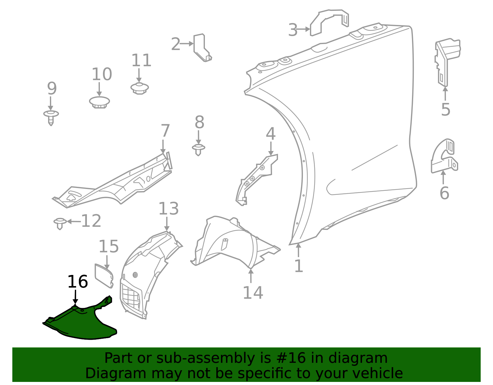 2020-2026 Toyota GR Supra Fender Liner Extension 53808-WAA01 | American ...