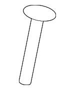 6104629AA - Body: Door Trim Panel Screw for Dodge: Nitro | Jeep: Liberty Image