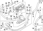 2512077 - Cooling System: ACDelcoâ„¢ Tube Assembly Gasket for GM Image