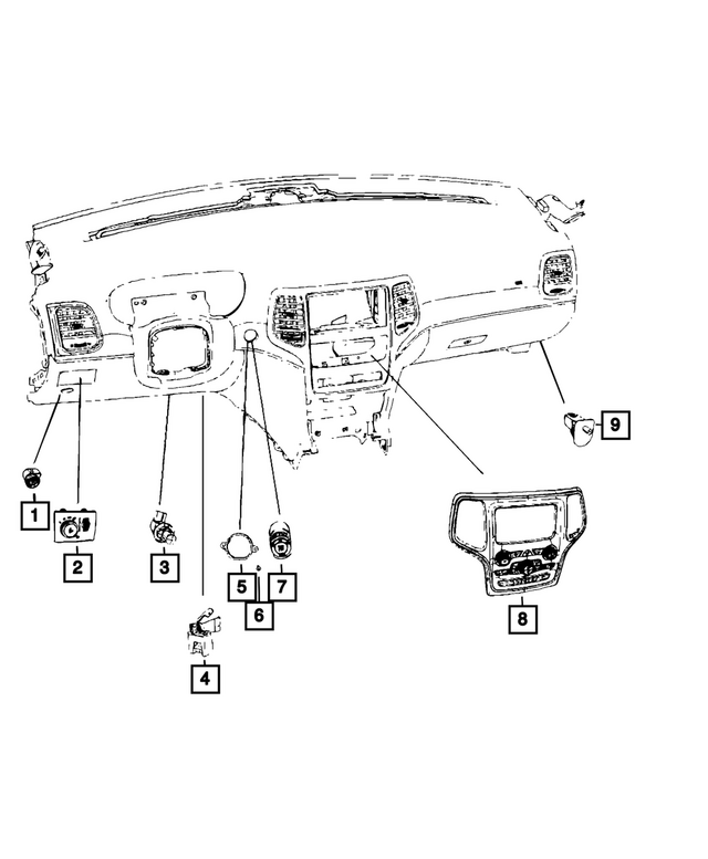 68299958AC - : Ignition Switch Module for Mopar Image
