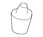 57275AL000 - Body: Hood Bumper for Subaru Image