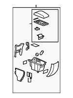 15839609 - : Rear Console for Buick: LaCrosse Image