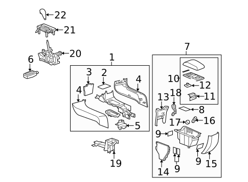 Gear Shift Control for 2008 Buick LaCrosse #0