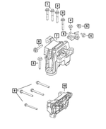 6512373AA - : Hex Head Bolt &amp; Washer for Jeep: Cherokee Image