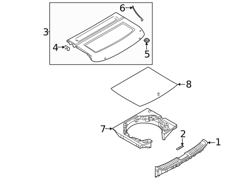 Interior Trim - Rear Body for 2023 Mazda CX-30 #0