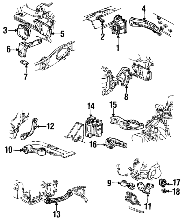 22538729 - Engine: Mount for GM Image