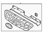 863502M000 - : Grille Assembly for Hyundai: Genesis Coupe Image