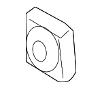 8665517000 - Body: Ornament Retainer for Hyundai: Accent, Azera, Elantra, Elantra GT, Genesis Coupe, Ioniq, Kona N, Palisade, Santa Cruz, Santa Fe, Santa Fe Sport, Santa Fe XL, Sonata, Tucson, Veloster, Veloster N, Venue, Veracruz Image