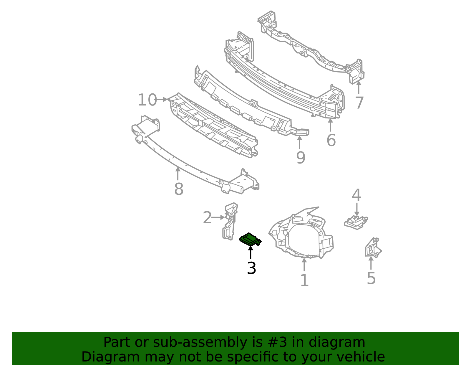 2022-2025 Mitsubishi Inner Support 6400A324 | OEM Parts Online