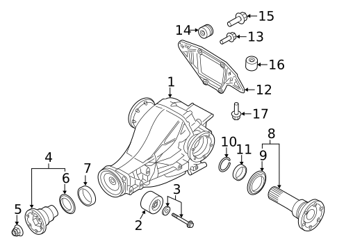 Differential for 2014 Audi Q5 #1