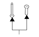 C2C35054 - Body: Insert Panel Screw for Jaguar: Super V8, Vanden Plas, XJ8, XJR Image