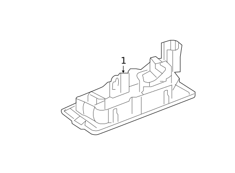 License Lamps for 2015 Volkswagen Touareg #0