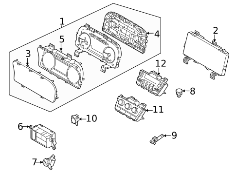 Headlamp Components for 2023 Kia Sorento #1