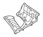858602E300Z9 - : 2009 Hyundai Tucson - Quarter Trim Panel for Hyundai: Tucson Image