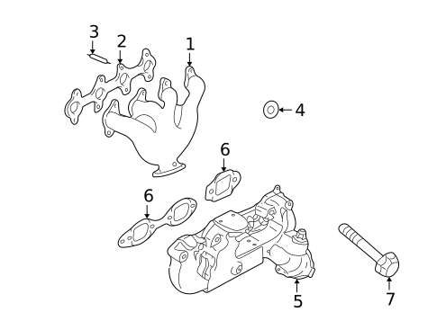 Exhaust Manifold for 1995 GMC Sonoma #0
