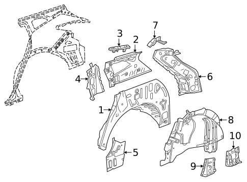 Inner Structure for 2023 Chevrolet Blazer #0