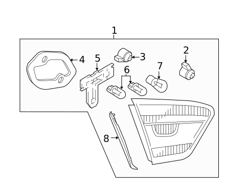 Backup Lamps for 2014 Volkswagen Passat #0