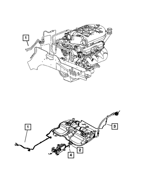 Fuel Lines for 2008 Chrysler Pacifica #0